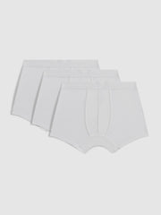 CHÉ Studios Boxer Trunks with TENCEL™ Fibers in White