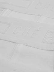 CHÉ Studios Boxer Trunks with TENCEL™ Fibers in White