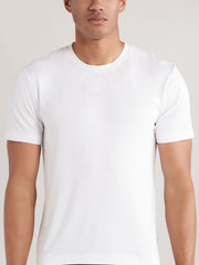 CHÉ Studios Crew Neck T-Shirt with TENCEL™ Fibers in White