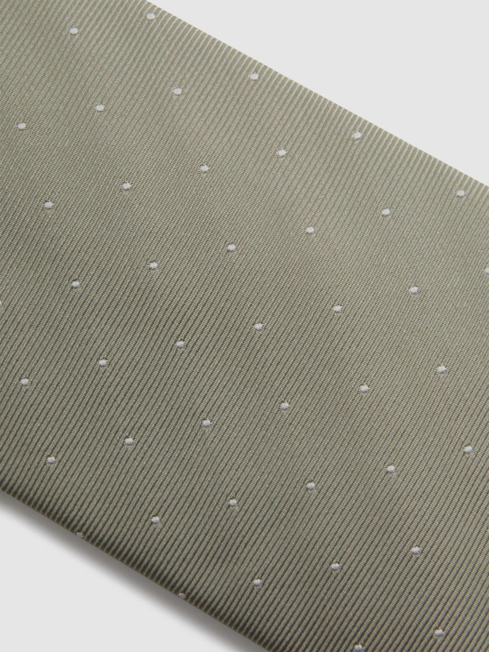 Polka Dot Silk Tie in Champagne