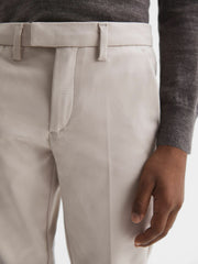 9-14 yrs Slim Fit Tapered Chinos in Stone