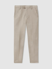 3-9 yrs Slim Fit Tapered Chinos in Stone