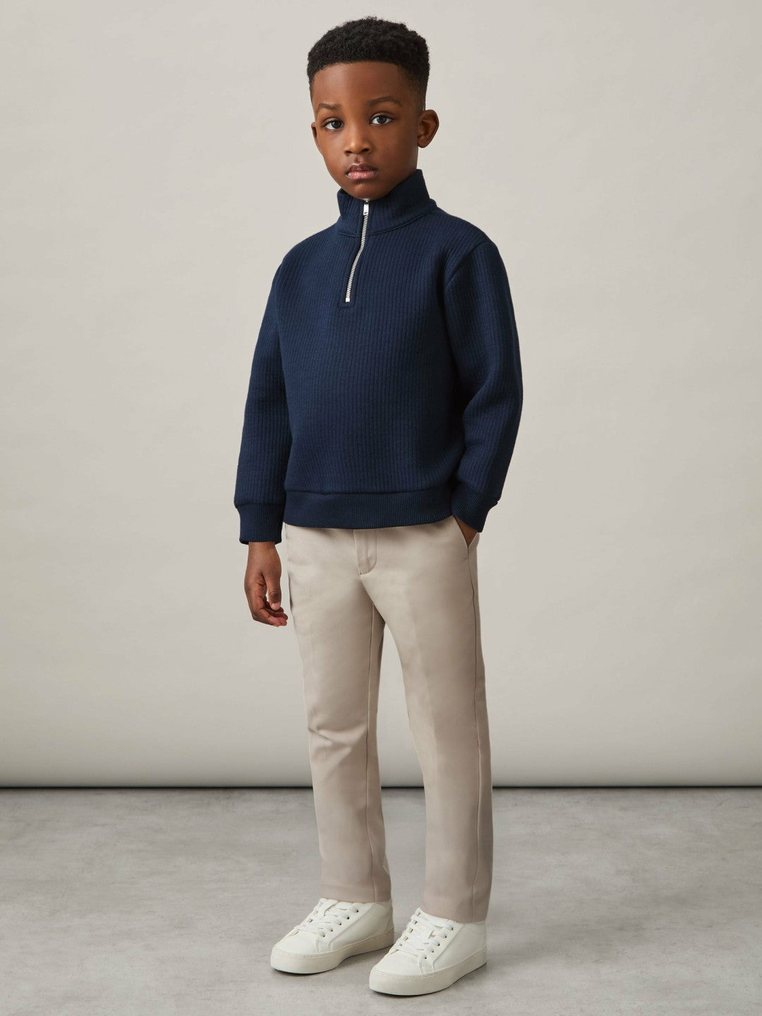 13-14 yrs Slim Fit Tapered Chinos in Stone