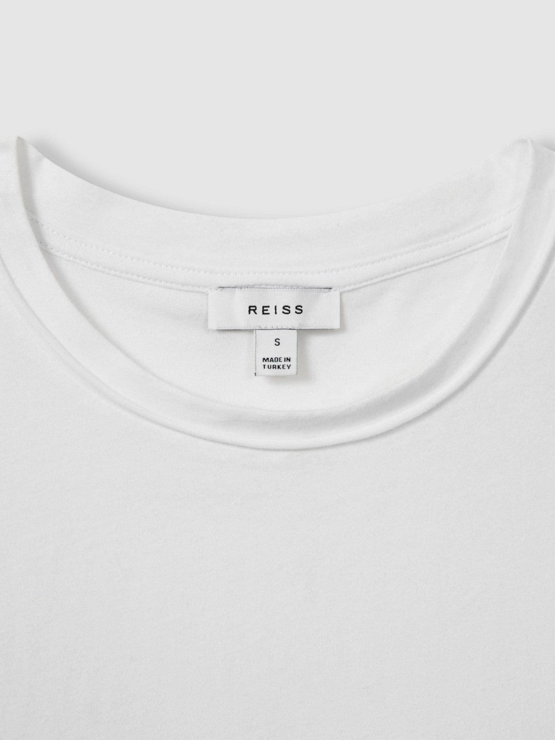 Cotton-Jersey Crew Neck T-Shirt in White