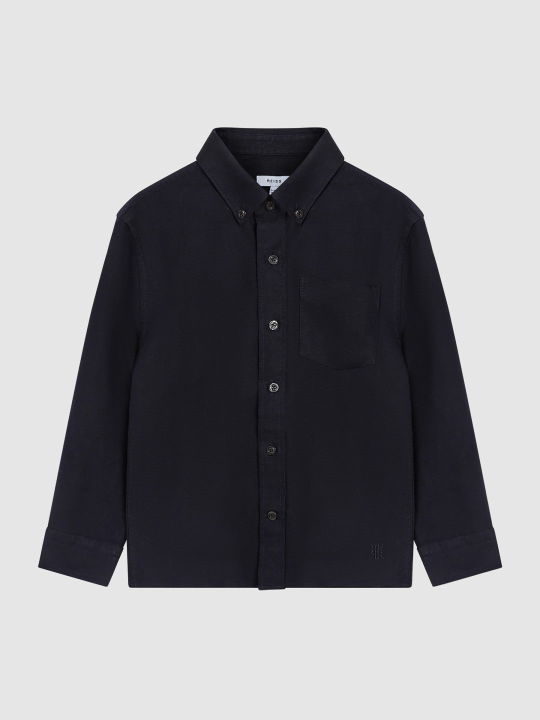 Junior Button Down Oxford Shirt in Navy