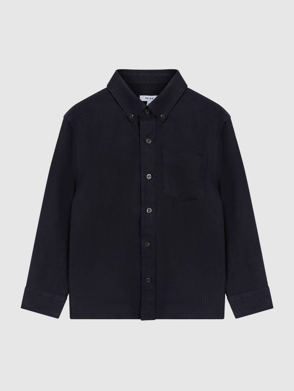 Junior Button Down Oxford Shirt in Navy