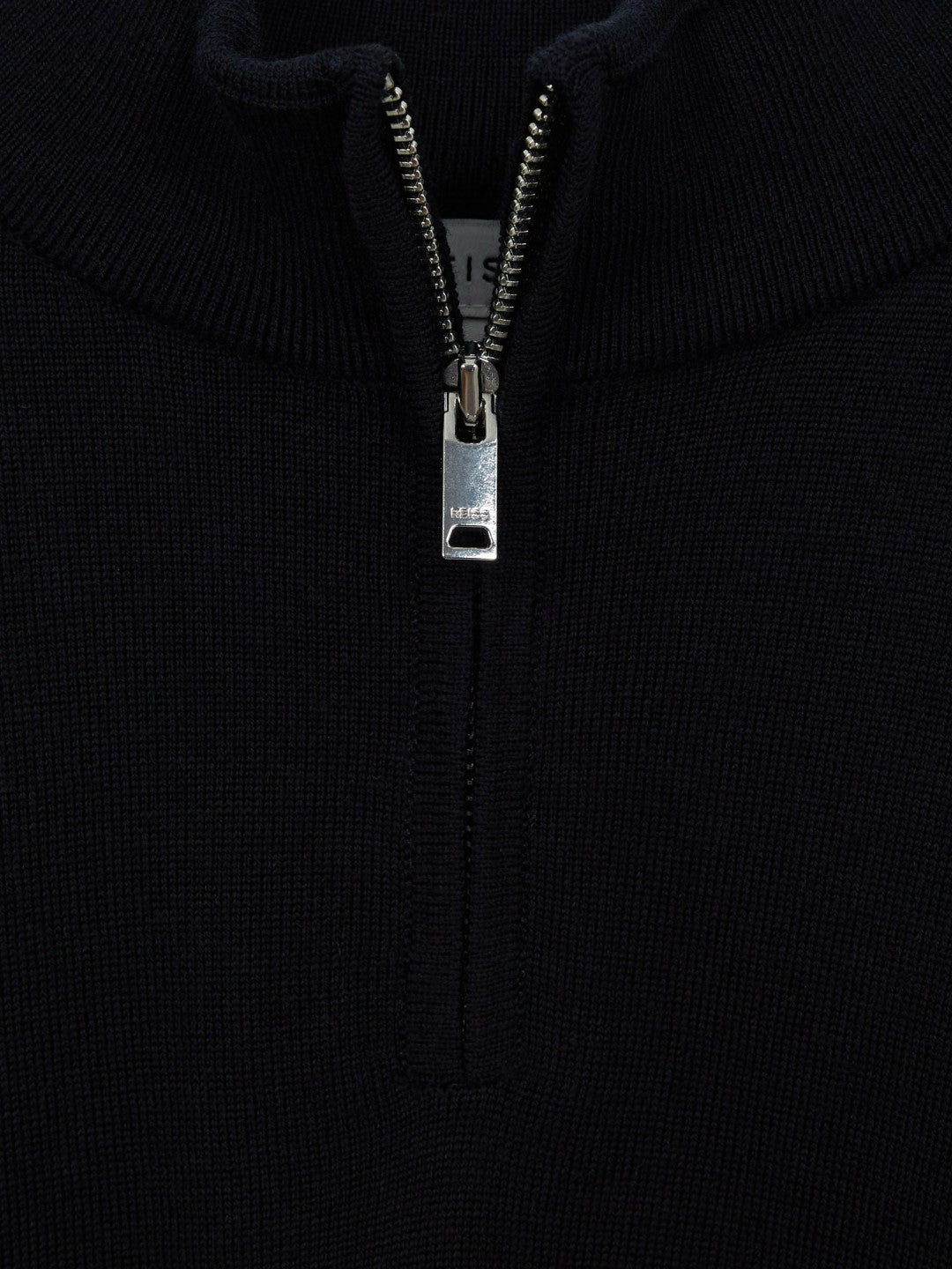 4-9 yrs Merino Wool Zip-Neck Jumper in Navy