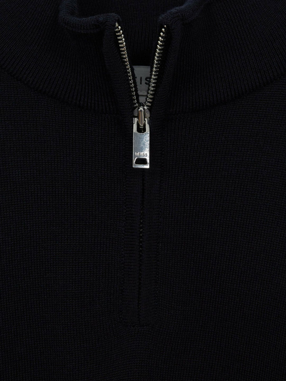 4-9 yrs Merino Wool Zip-Neck Jumper in Navy