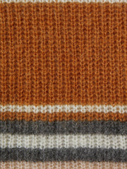 Colourblock Striped Jumper in Pink