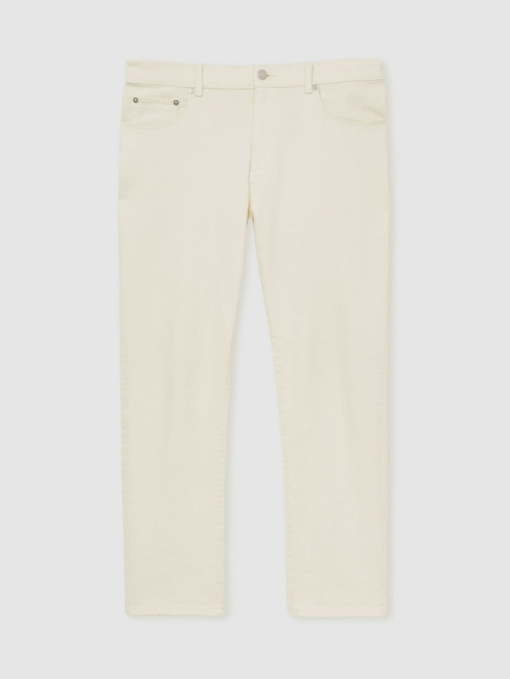 Straight-Leg Jeans in White