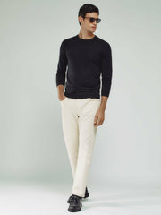 Straight-Leg Jeans in White