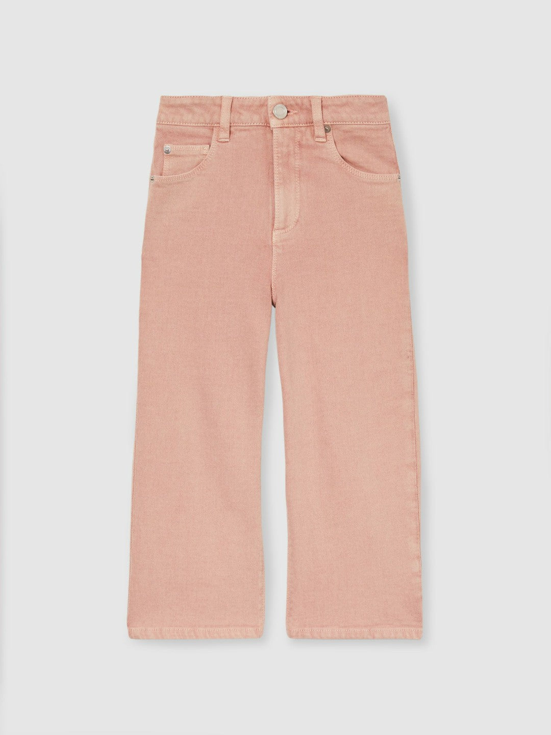 4-9 yrs Wide-Leg Jeans in Pink