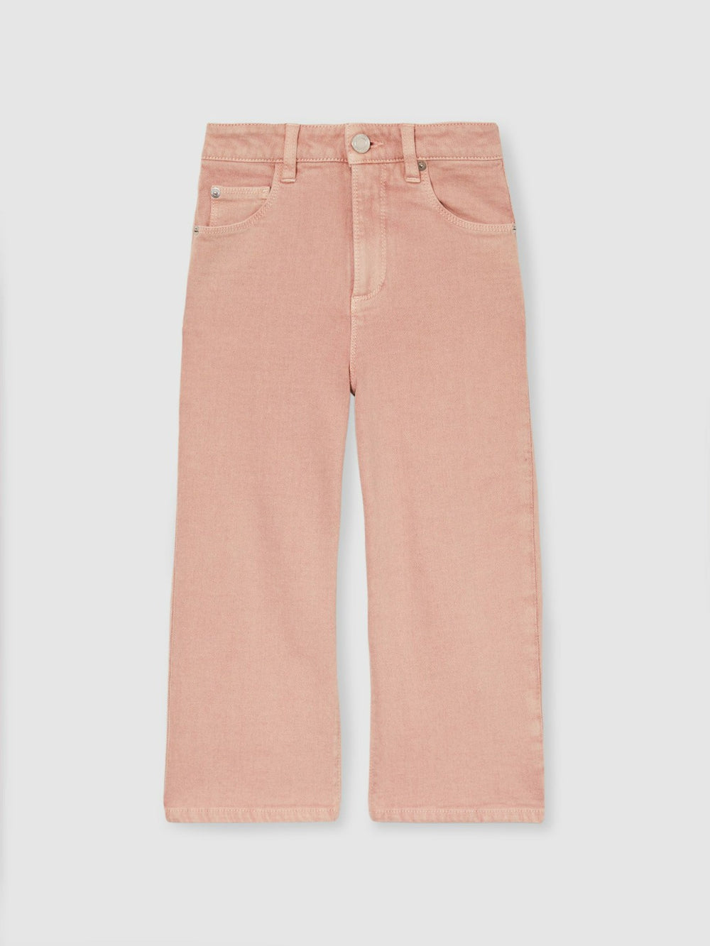 4-9 yrs Wide-Leg Jeans in Pink