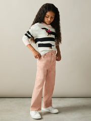4-9 yrs Wide-Leg Jeans in Pink