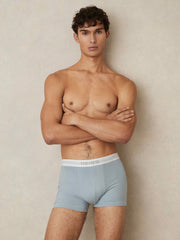 Stretch-Cotton Boxers 3 Pack in Blue Multi