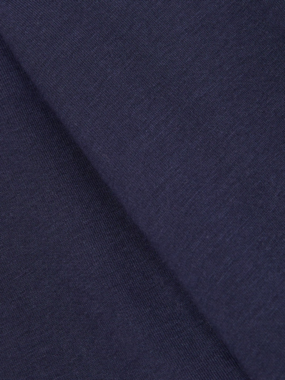 4-9 yrs Cotton-Jersey Roll-Neck Top with Stretch in Navy