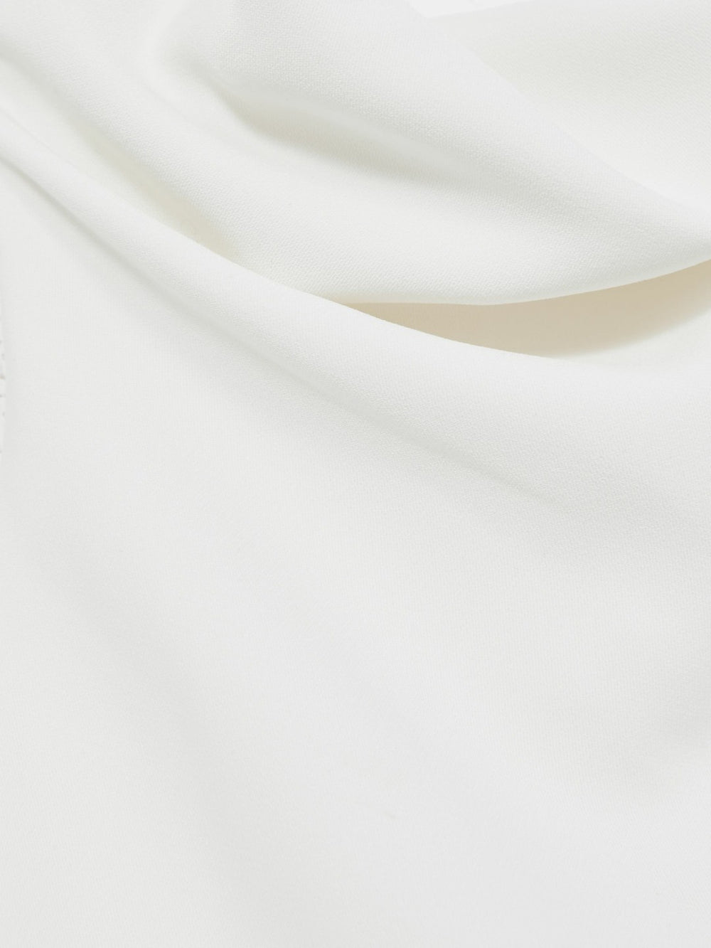 13-14 yrs High-Neck Drape Back Dress in Ivory