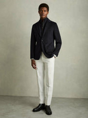 Single-Breasted Blazer With Gilet Insert Regular-Fit in Navy