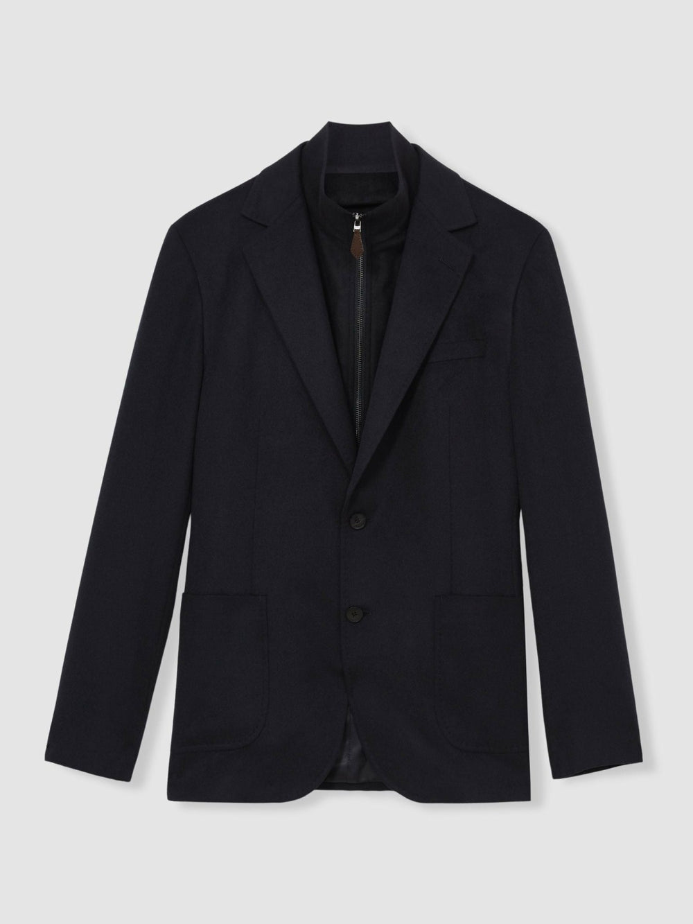 Single-Breasted Blazer With Gilet Insert Regular-Fit in Navy