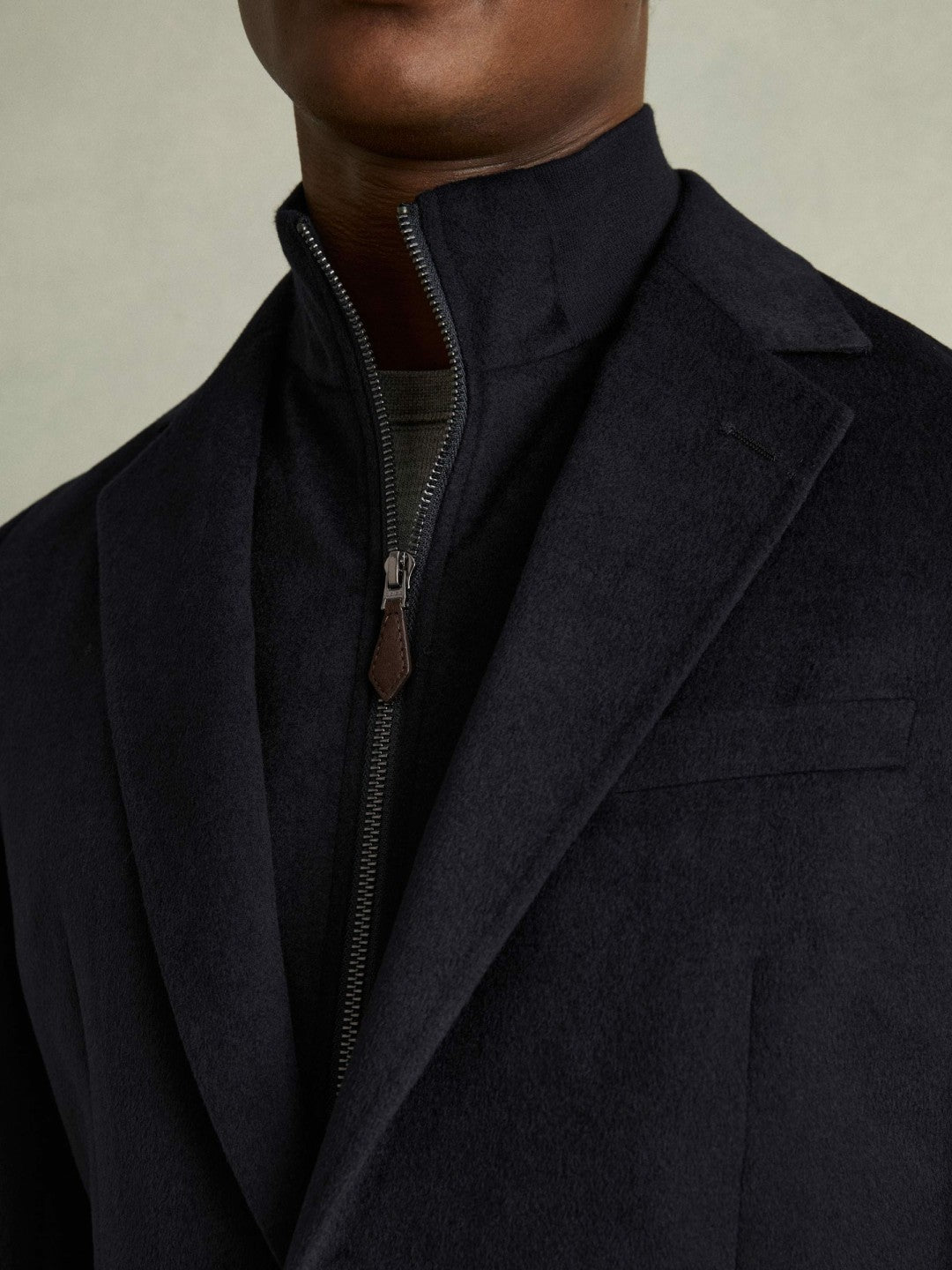 Single-Breasted Blazer With Gilet Insert Regular-Fit in Navy