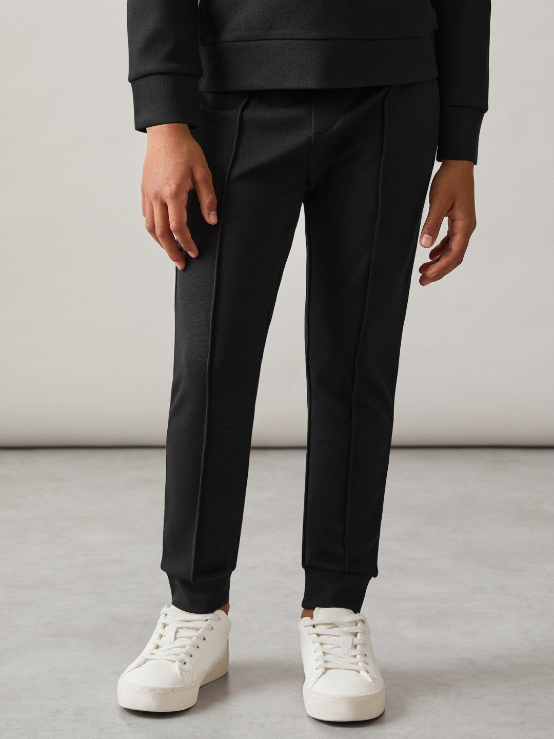 9-13 yrs Relaxed Drawstring Joggers in Black