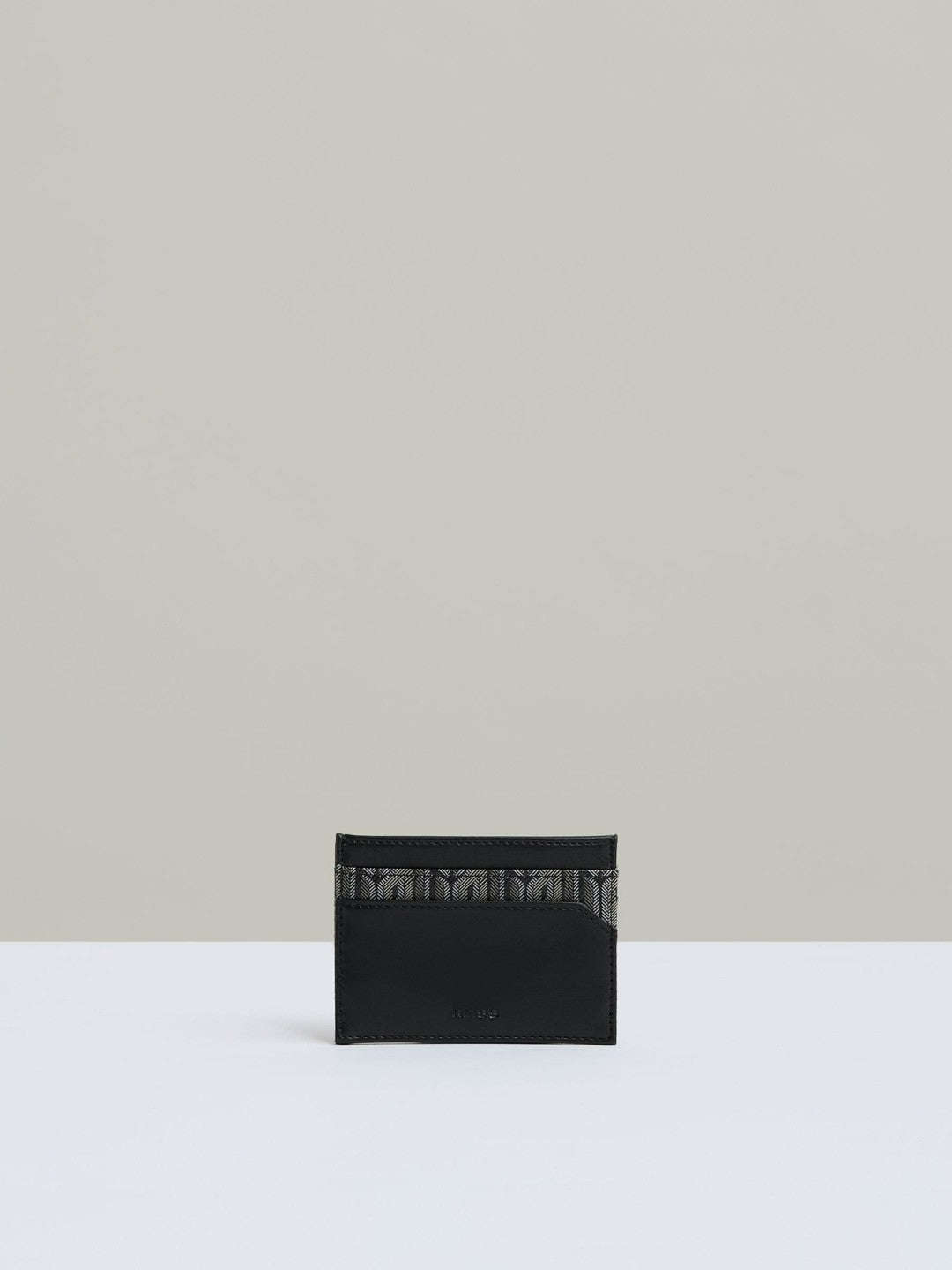 Monogram Canvas Card Holder in Black