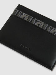 Monogram Canvas Card Holder in Black