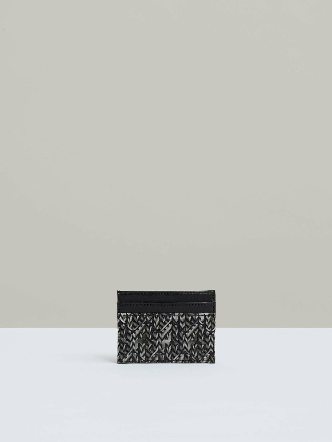 Monogram Canvas Card Holder in Black