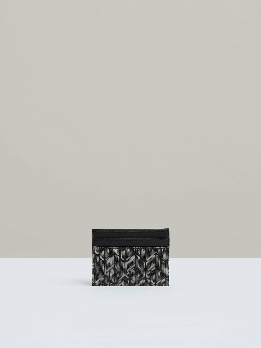 Monogram Canvas Card Holder in Black