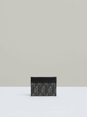 Monogram Canvas Card Holder in Black