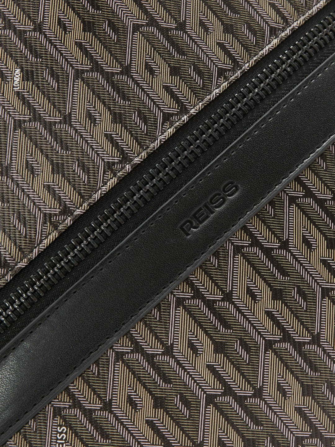 Monogram-Print Coated-Canvas Backpack in Grey Multi