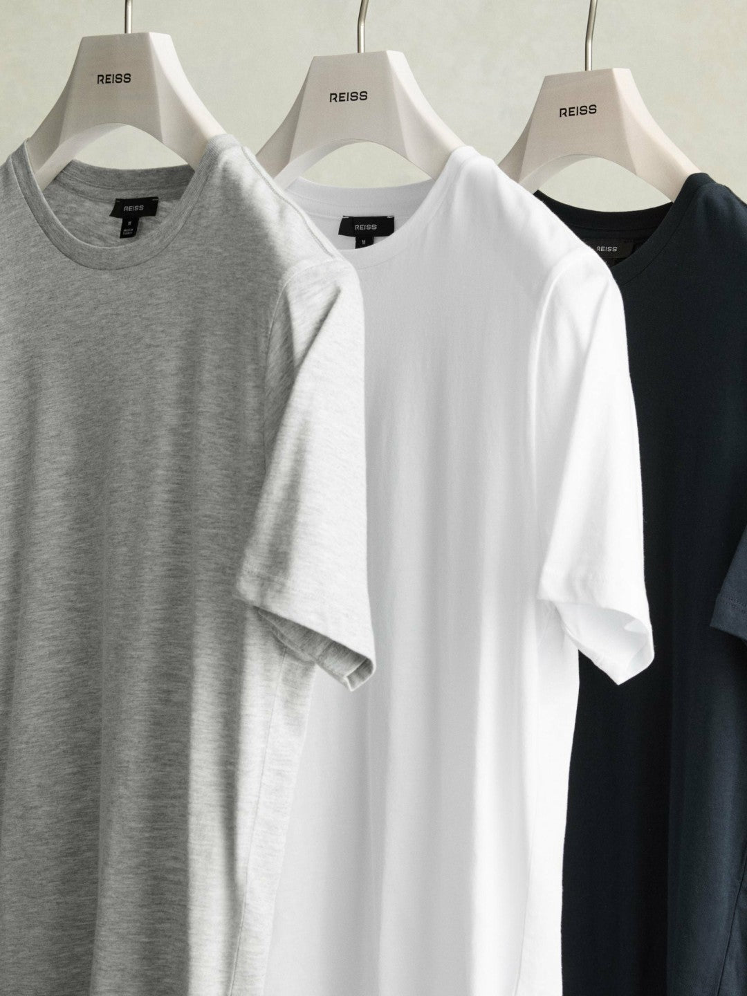 Cotton-Jersey Crew-Neck T-shirts 3 Pack in Multi