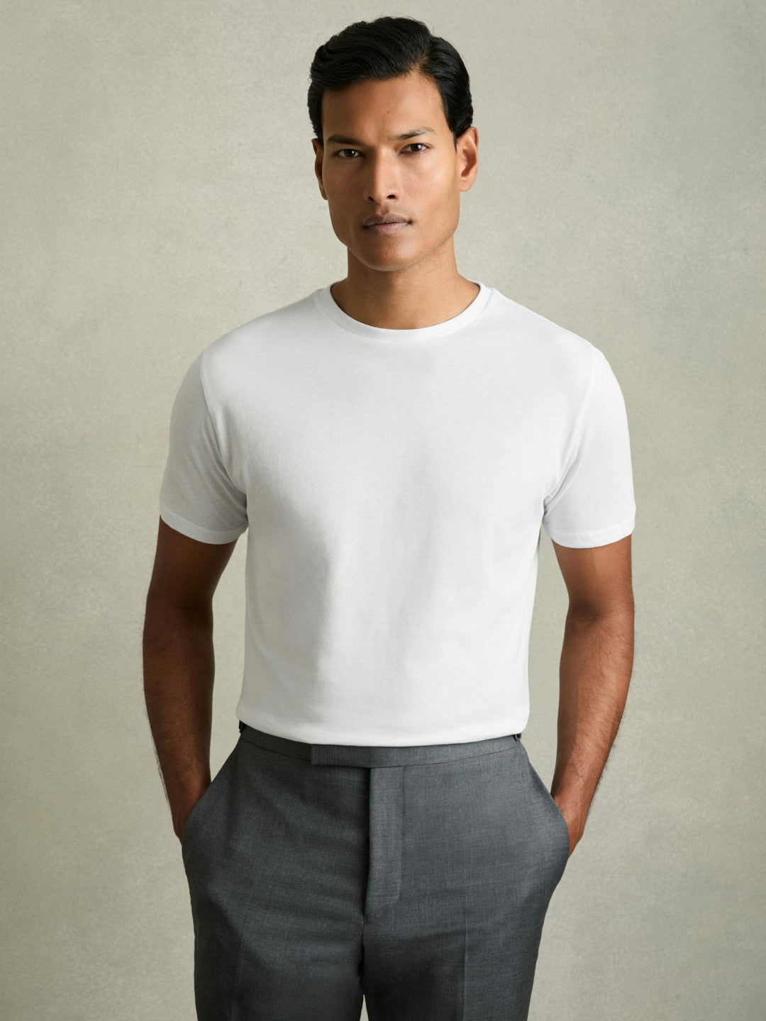 Cotton-Jersey Crew-Neck T-shirts 3 Pack in Multi