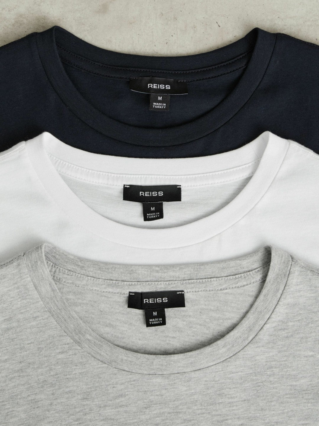 Cotton-Jersey Crew-Neck T-shirts 3 Pack in Multi