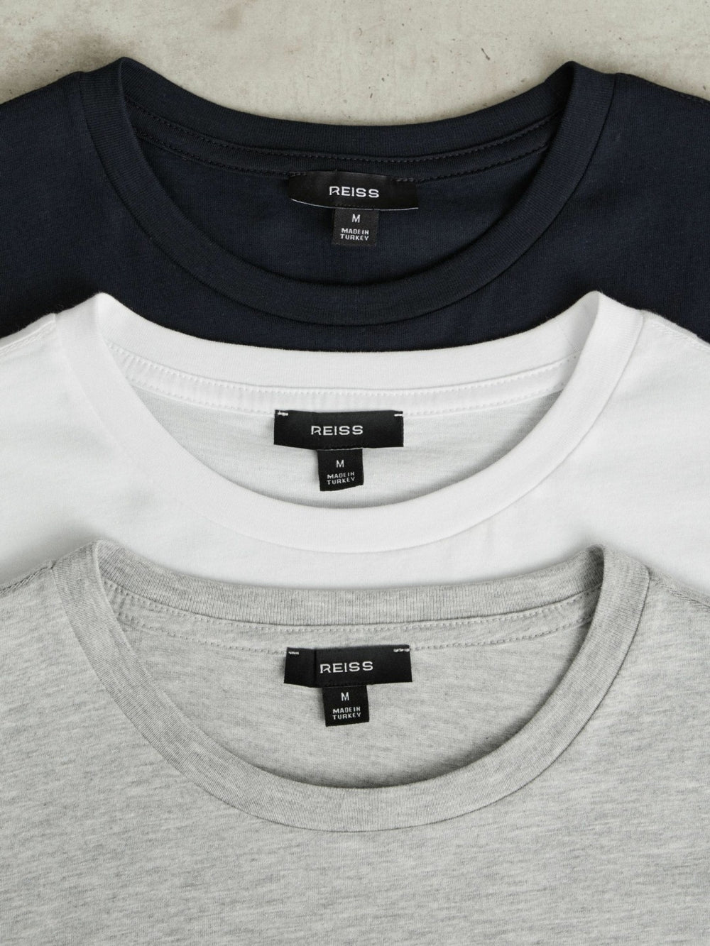 Cotton-Jersey Crew-Neck T-shirts 3 Pack in Multi