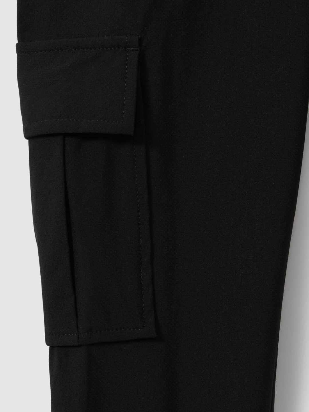 3-9 yrs Technical Drawstring Trousers in Black
