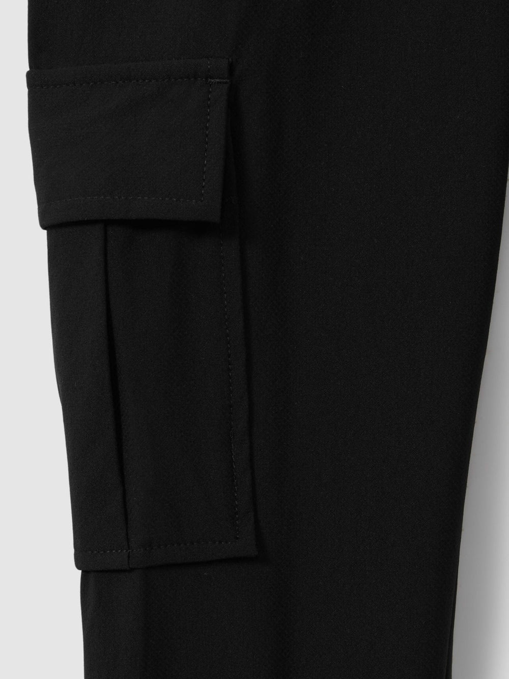 9-14 yrs Technical Drawstring Trousers in Black