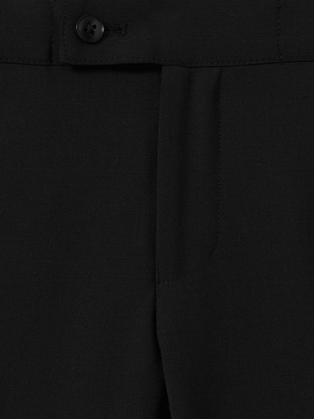 3-9 yrs Wool-Blend Tuxedo-Stripe Trousers in Black
