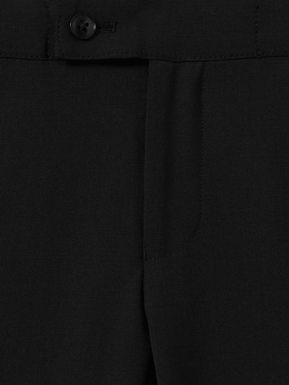 3-9 yrs Wool-Blend Tuxedo-Stripe Trousers in Black