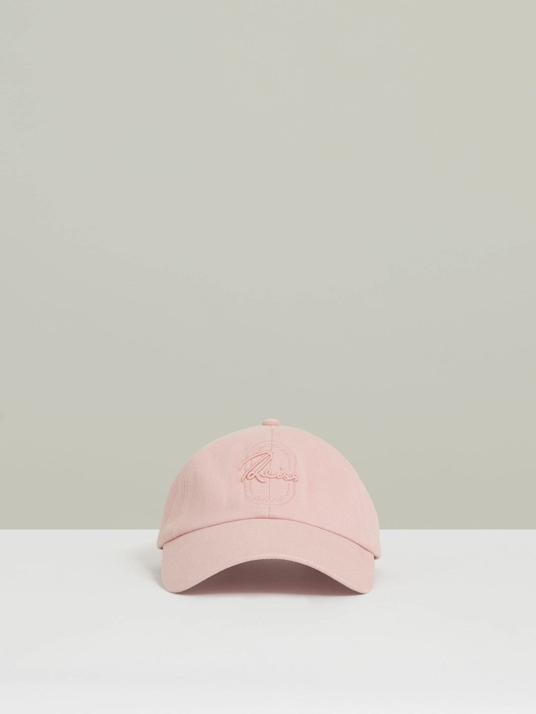 Cotton Logo-Embroidered Baseball Cap in Washed Pink