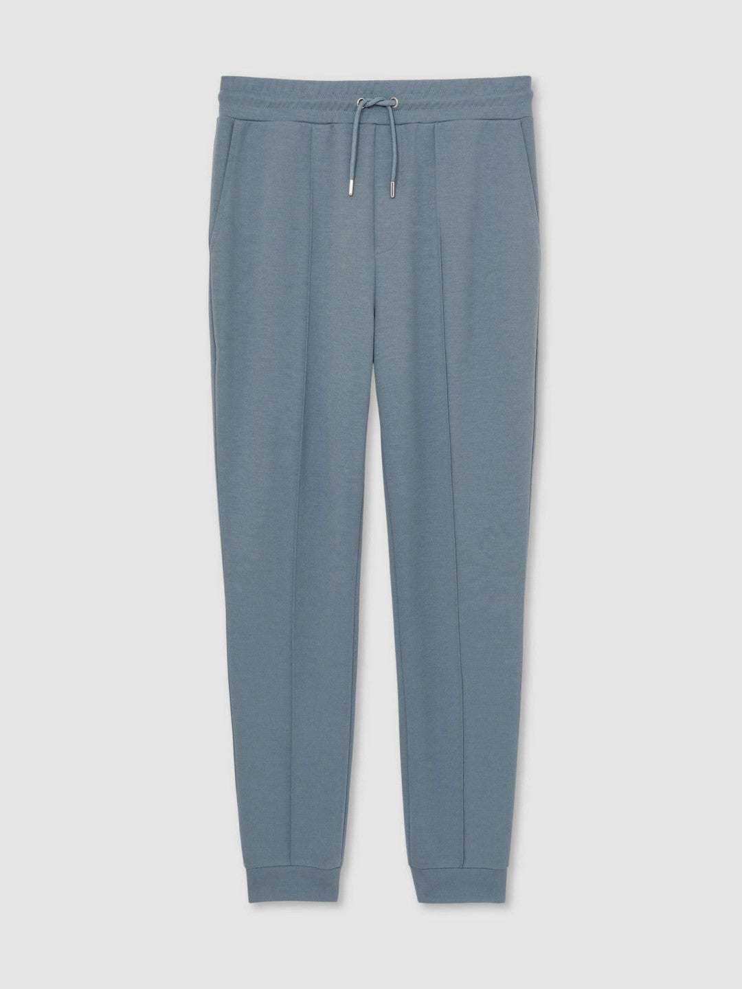 Drawstring Jersey Joggers in Airforce Blue