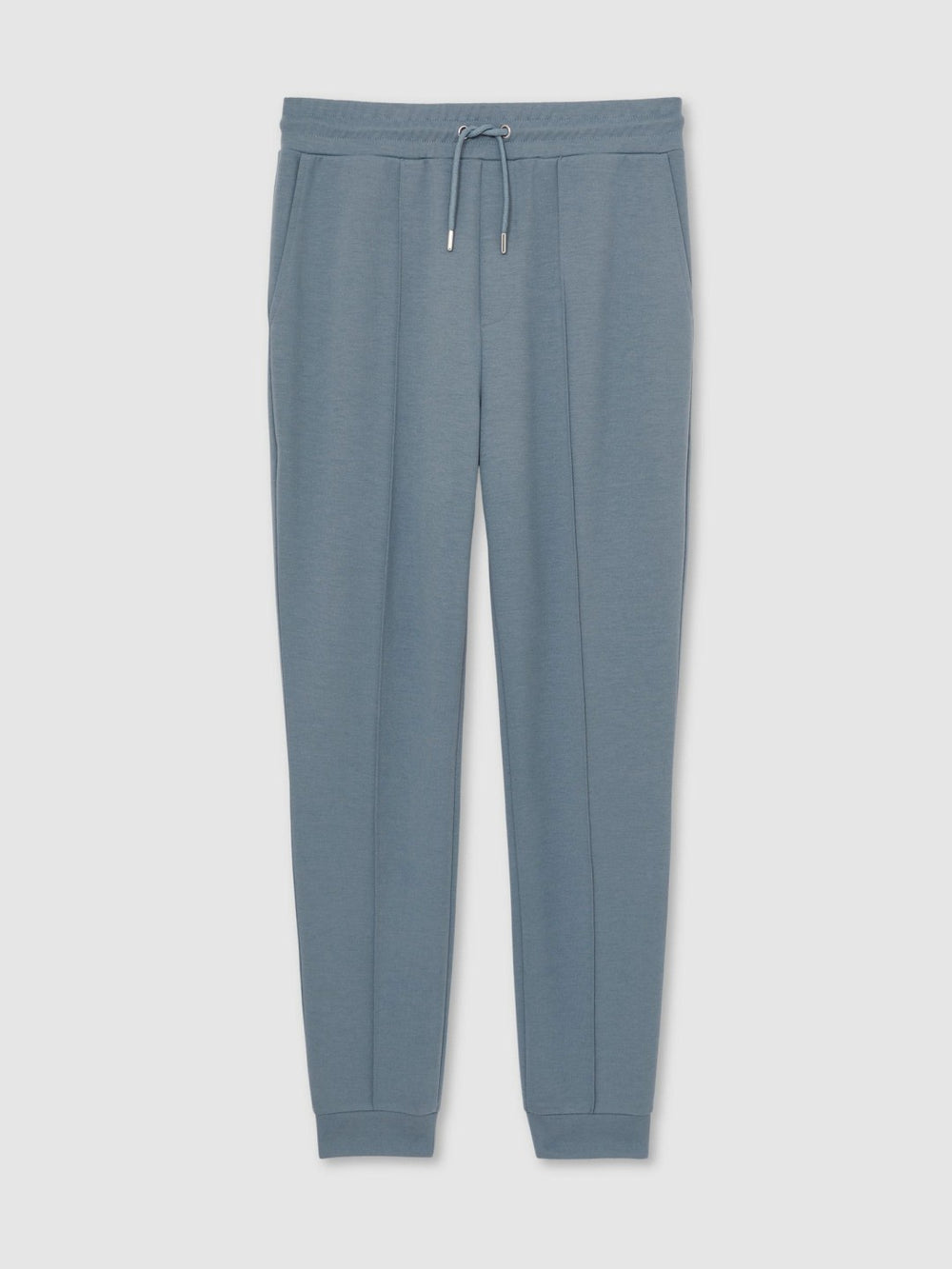 Drawstring Jersey Joggers in Airforce Blue