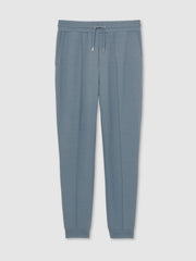 Drawstring Jersey Joggers in Airforce Blue