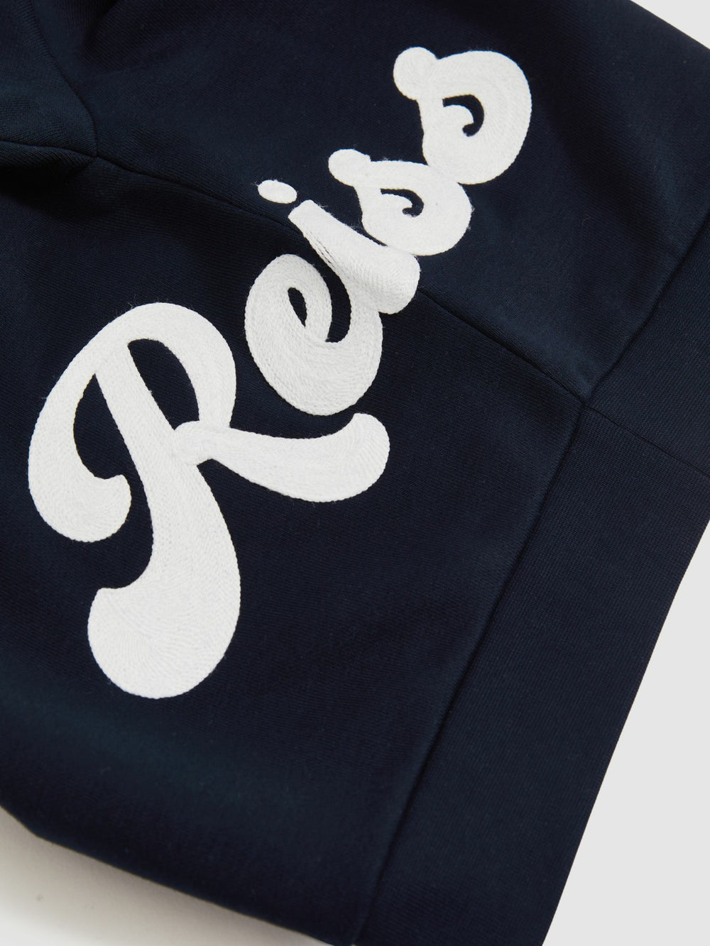 9-13 yrs Cotton-Blend Logo Script Sweatshirt in Navy