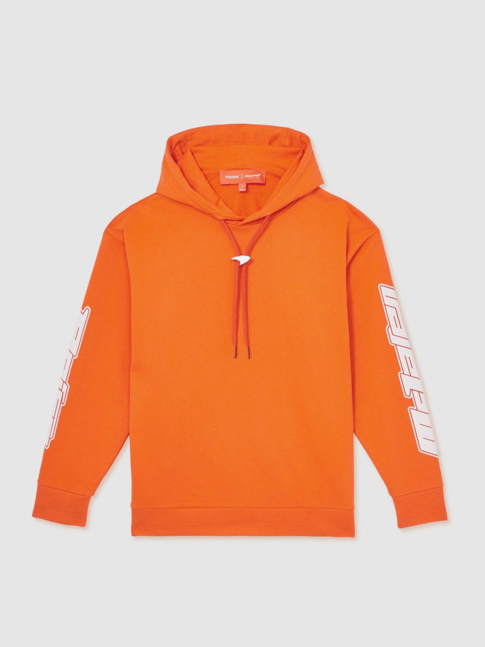 McLaren F1 Team Oversize Toggle Hoodie Unisex Fit in Papaya Orange