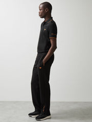 McLaren F1 Team Cotton Polo Shirt in Black