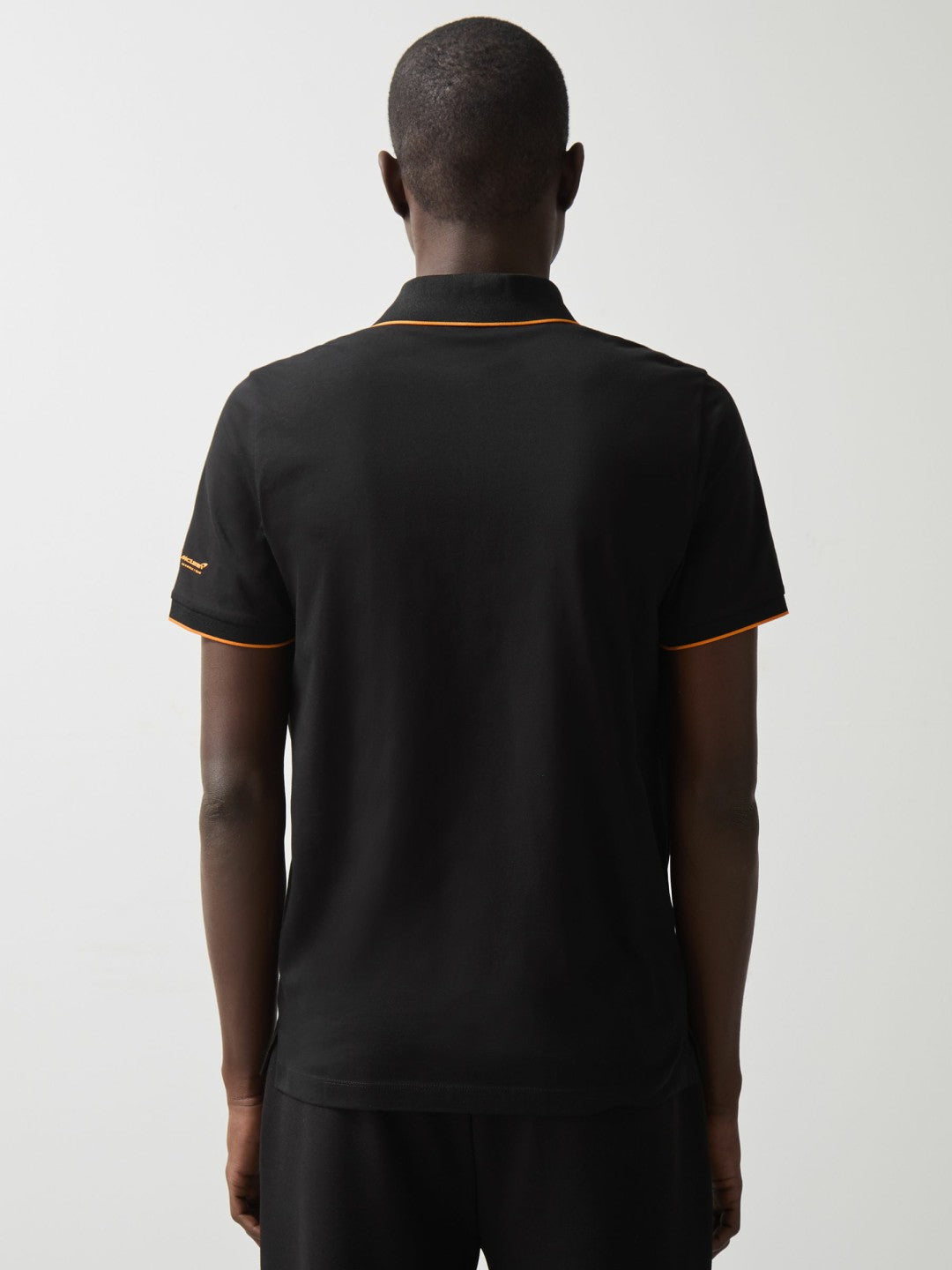 McLaren F1 Team Cotton Polo Shirt in Black