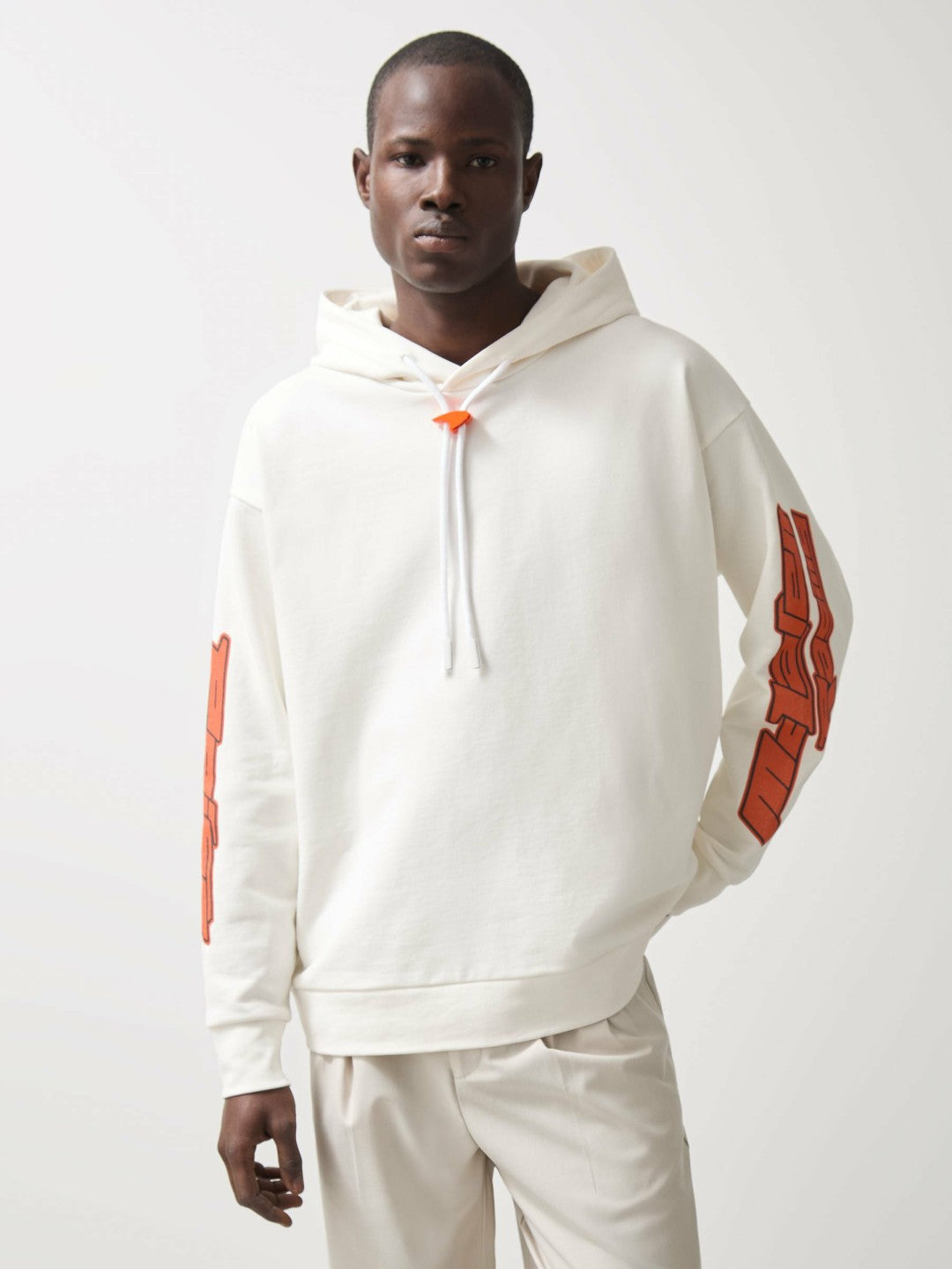 McLaren F1 Team Oversize Toggle Hoodie Unisex Fit in White