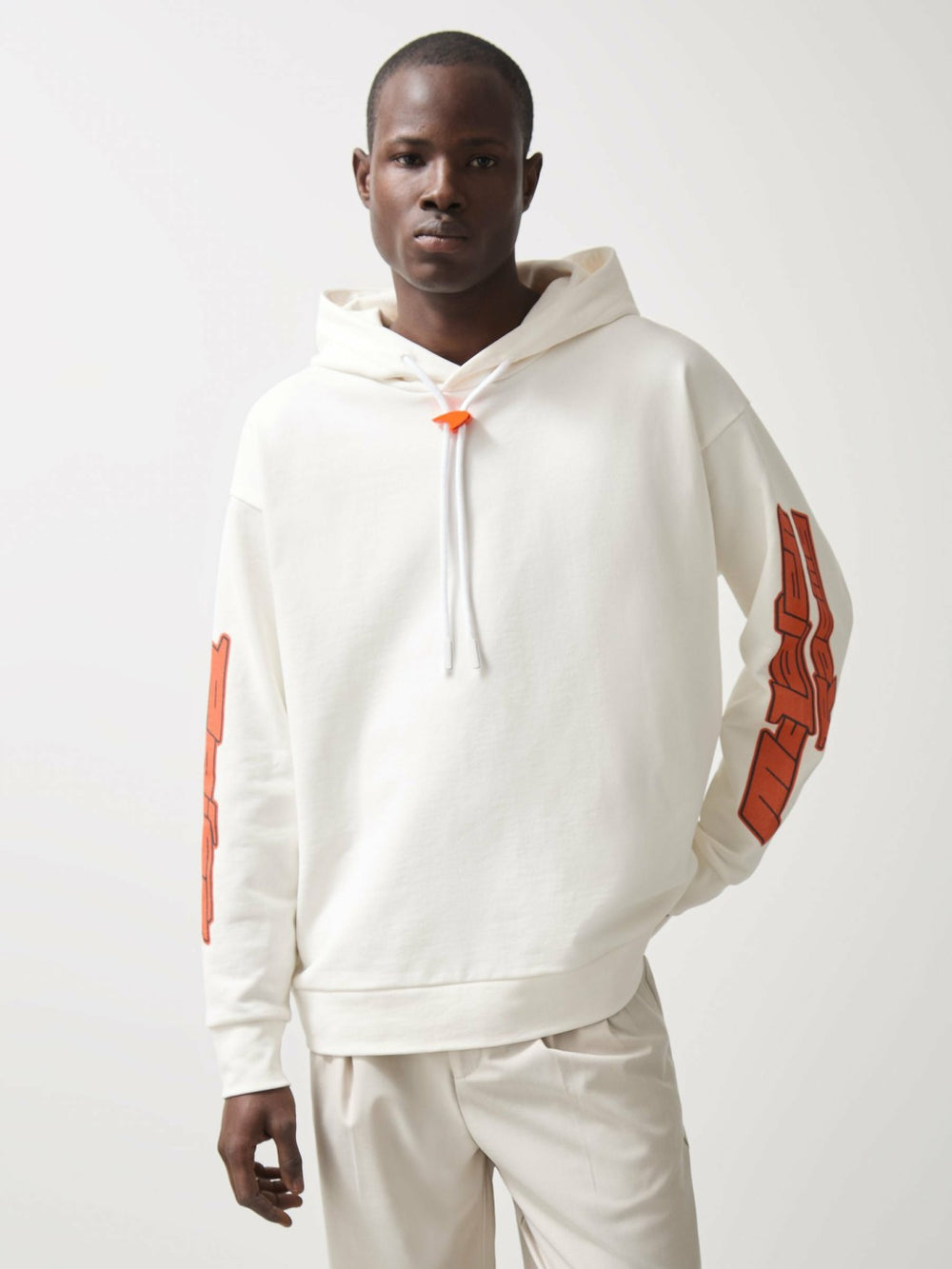 McLaren F1 Team Oversize Toggle Hoodie Unisex Fit in White