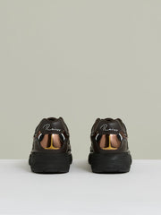 Overlay Logo Running Trainers in Electric Brown